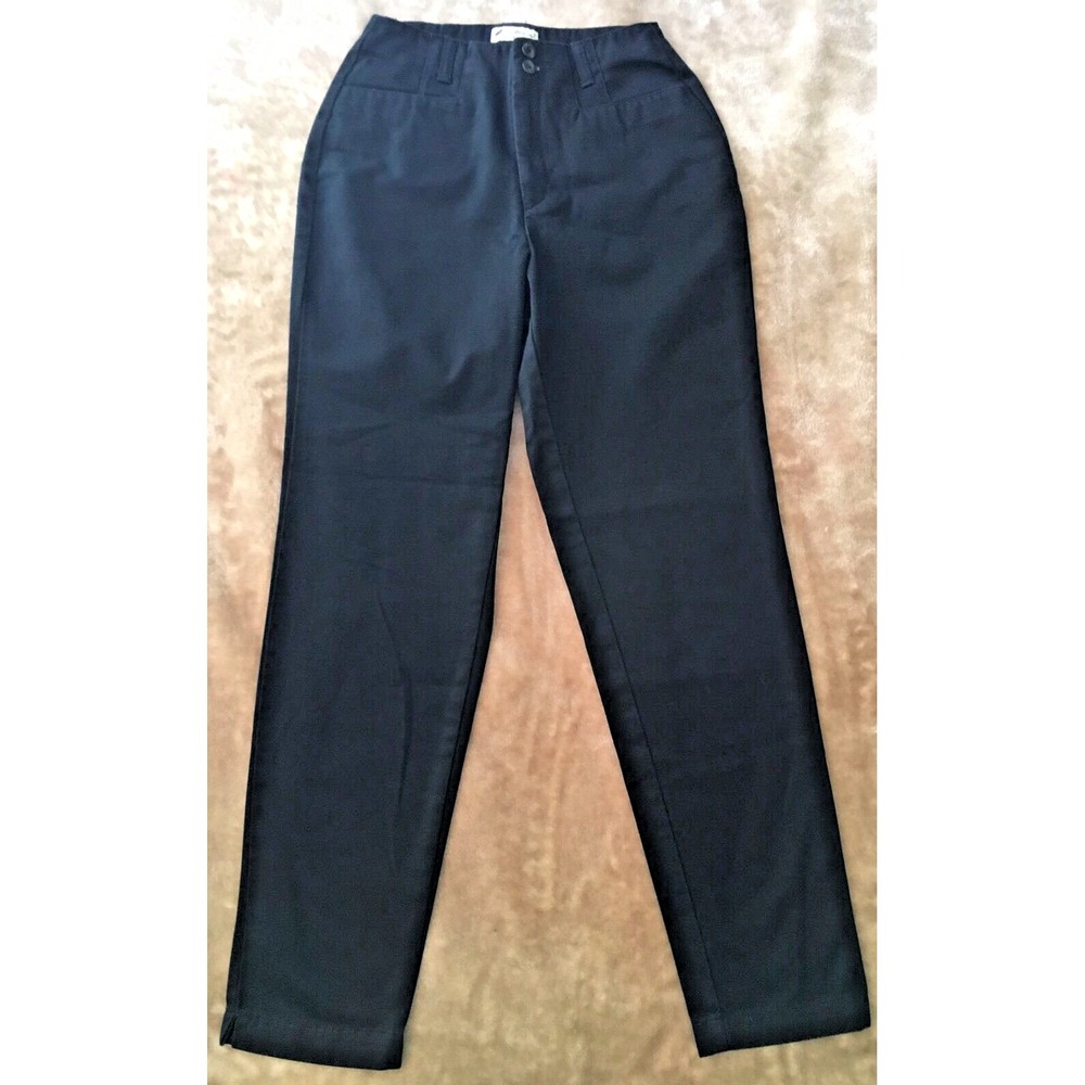 Eddie Bauer Pants Women's size 2 Black Dressy Flat Front